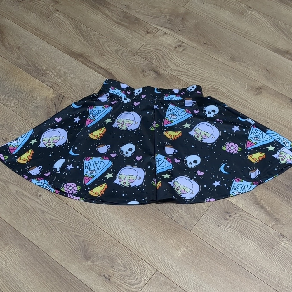 ARTSCOW  Weird space  skirt for womens size XL